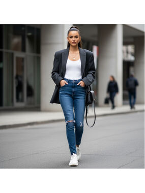 Citizens of Humanity Chrissy Ultra High Rise Skinny Jeans | Premium LA Denim